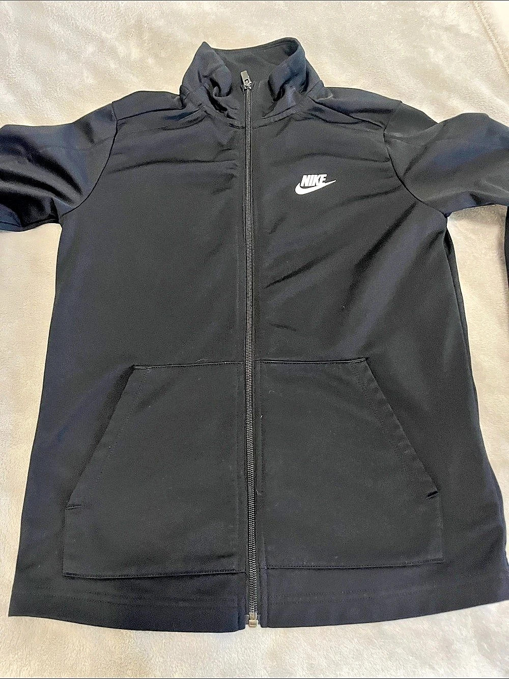 Nike Black Full-Zip Athletic Jacket
